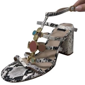 Louis Et Cie Strappy Block Heels Size 8.5  -  Please Read description